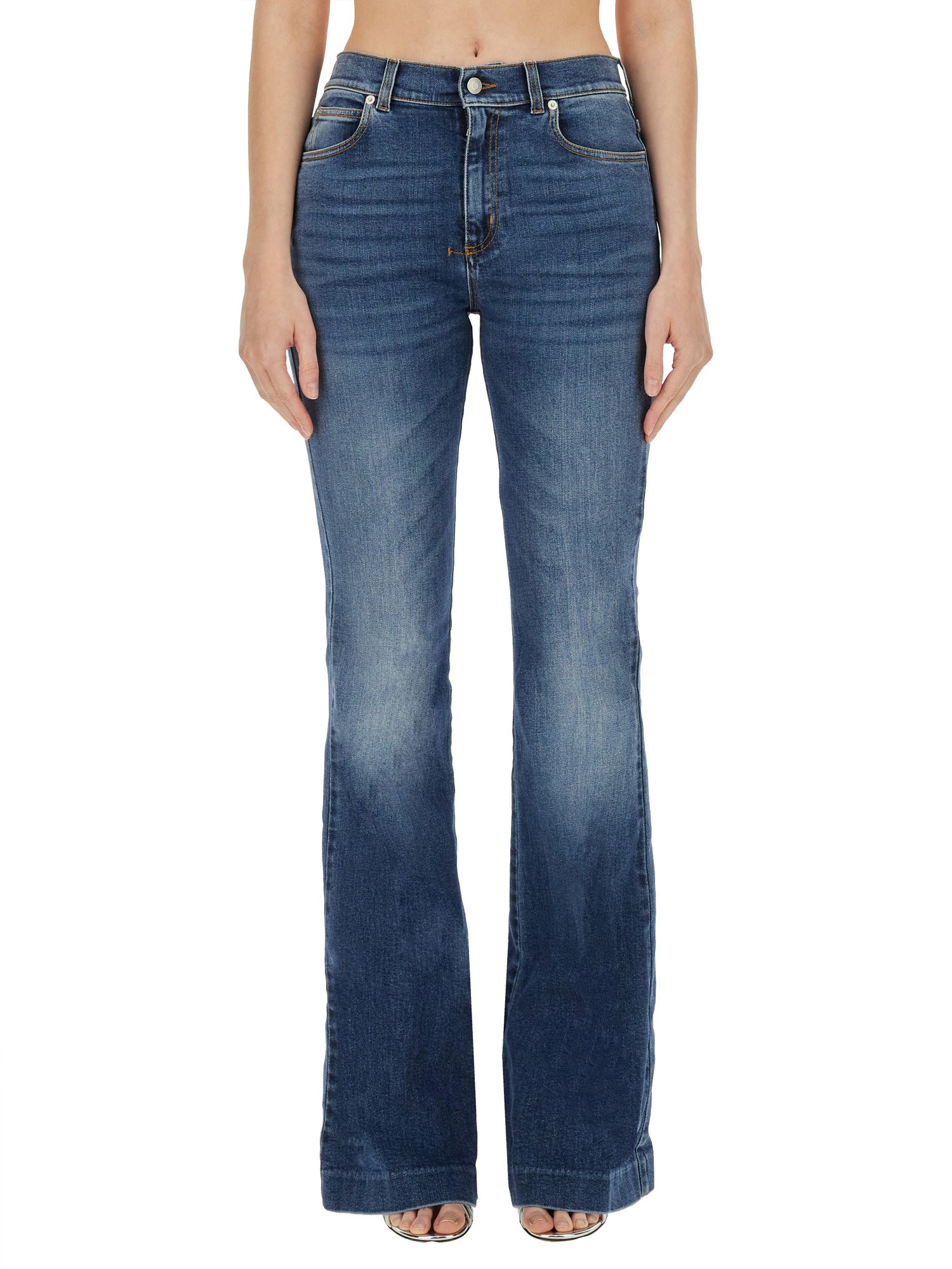 alexander mcqueen bootcut denim pants