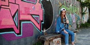 We're loving this laid-back urban look! Denim on denim paired with a graphic tee and white trainers creates the perfect casual-cool vibe. The backwards cap adds a cheeky twist. Want to nail this effortless street style? Pop over to the blog for our complete guide to mastering urban fashion essentials. #Urban #Street #Mastering #Ensembles #Effortless #Style #Denim #Savvy #PinterestIdeas