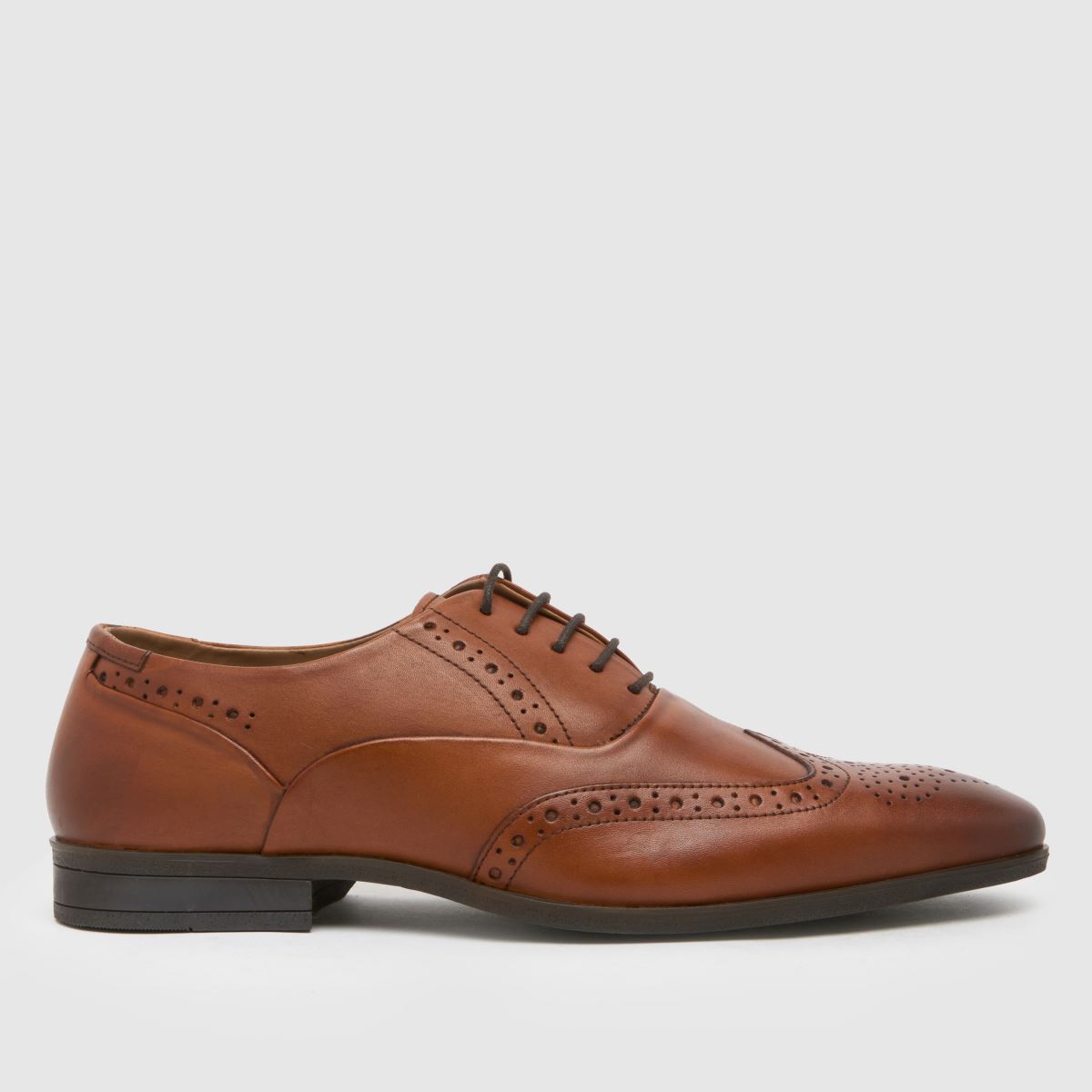 Black Leather Oxford Brogues for Formal Occasions