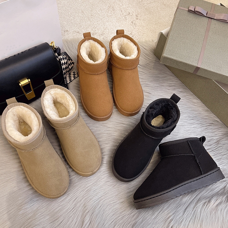 Waterproof Flat Ankle Boots