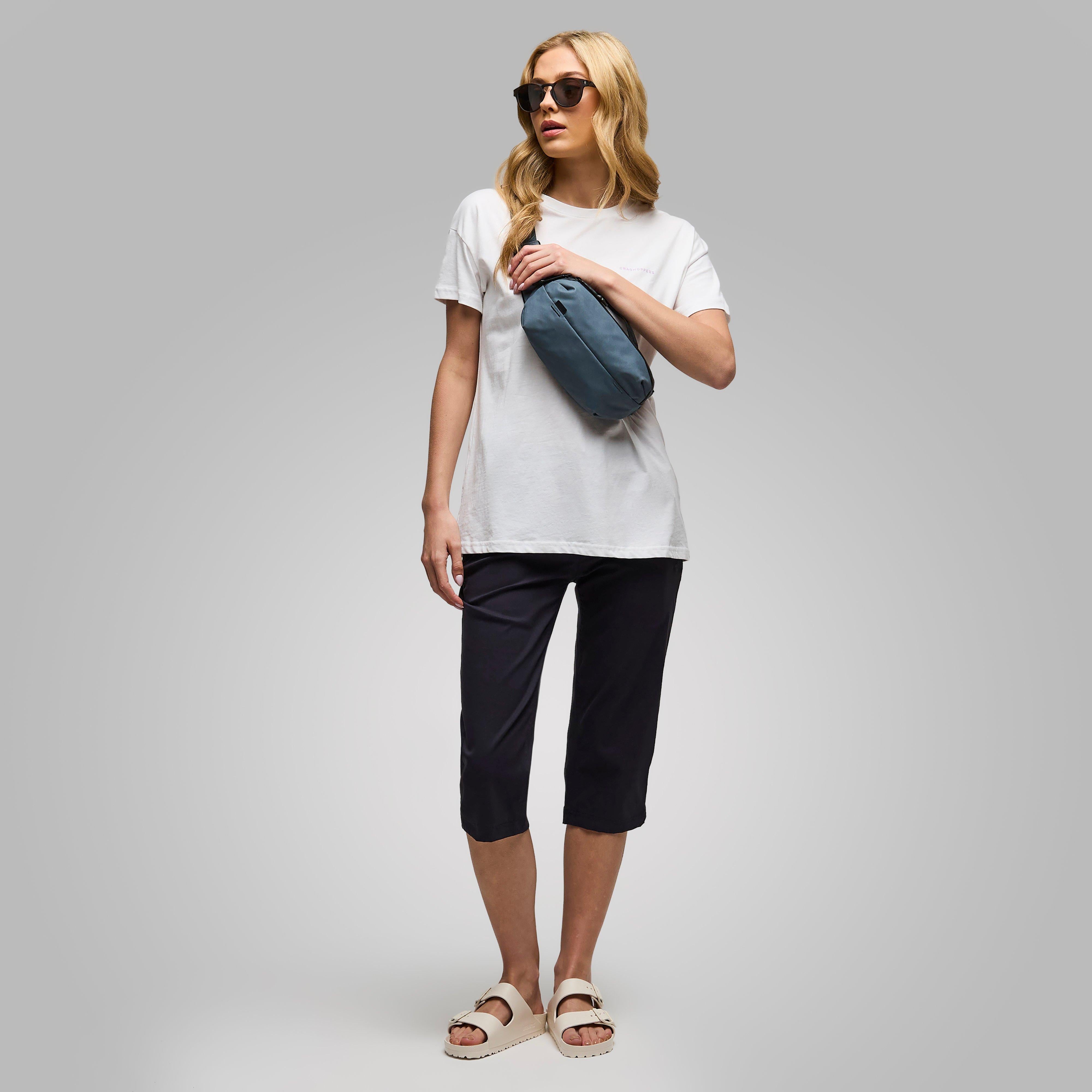 Cropped Striped Trousers for Shorter Lengths