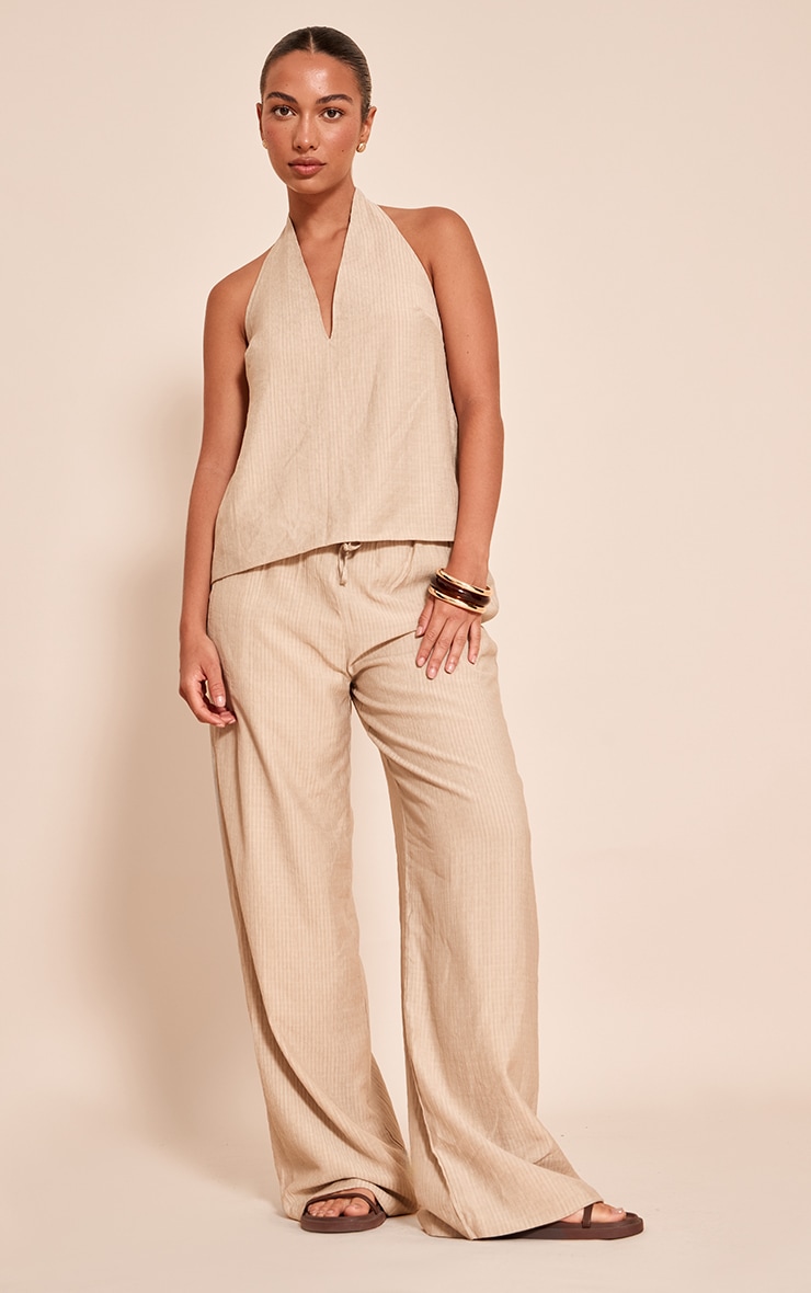 Bold Stripe Print Trousers