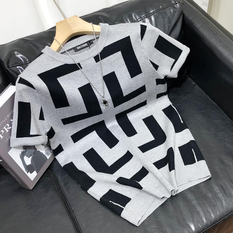 Bold Geometric Printed Shorts