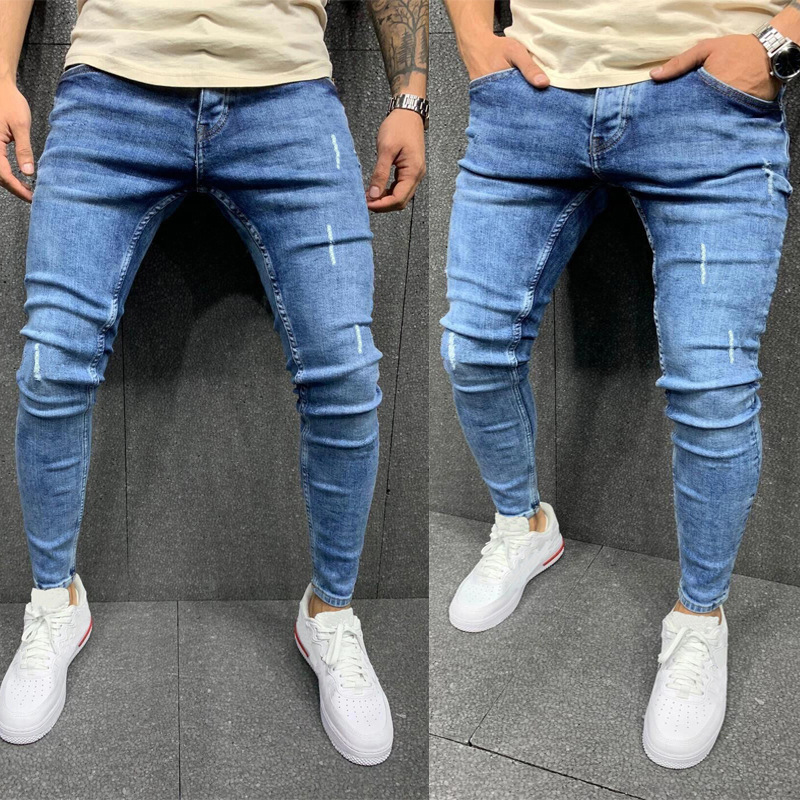 Stretch Denim Straight Jeans for Comfort