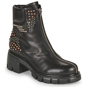 Fru.it --GLOVE-NERO-BROCHIE-MULTICOLOR women's Low Ankle Boots in Black