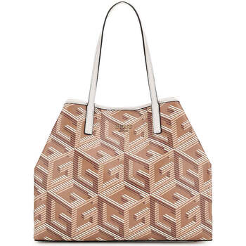 Guess Vikky shopper handbag Taupe For Women women's Bag in Beige