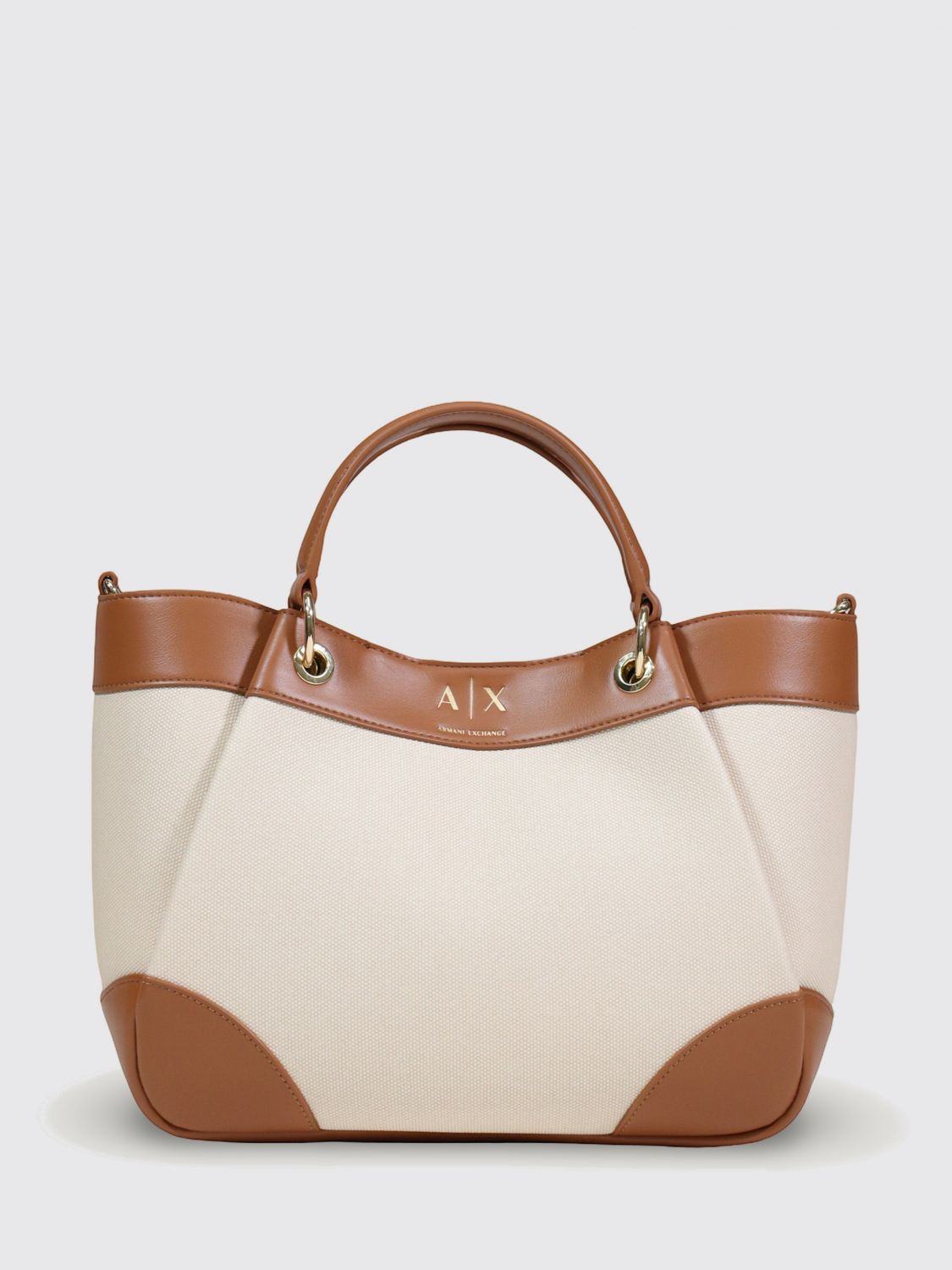 ARMANI EXCHANGE Handbag Woman color Natural