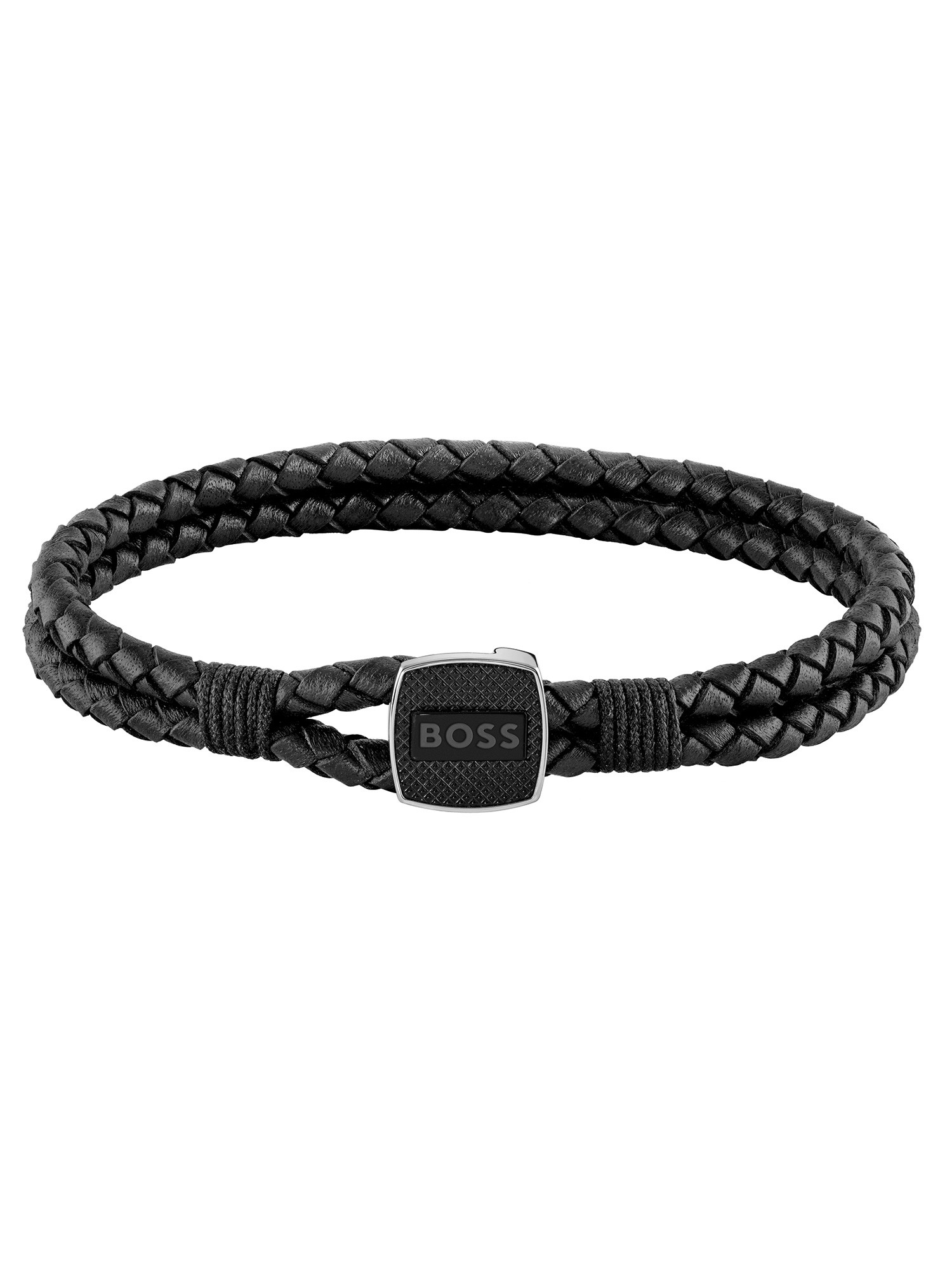 Seal Braided Leather Bracelet