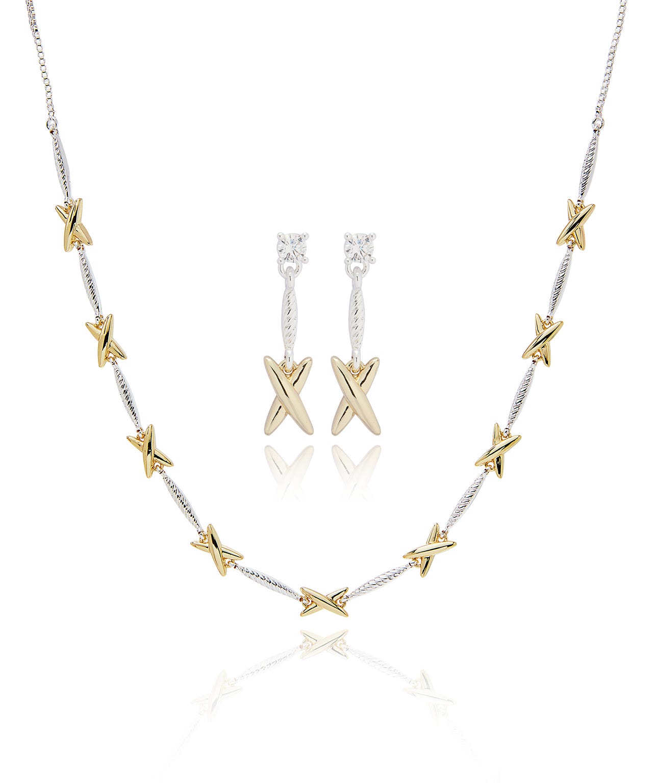 Damart Necklace, Bracelet & Earring Set