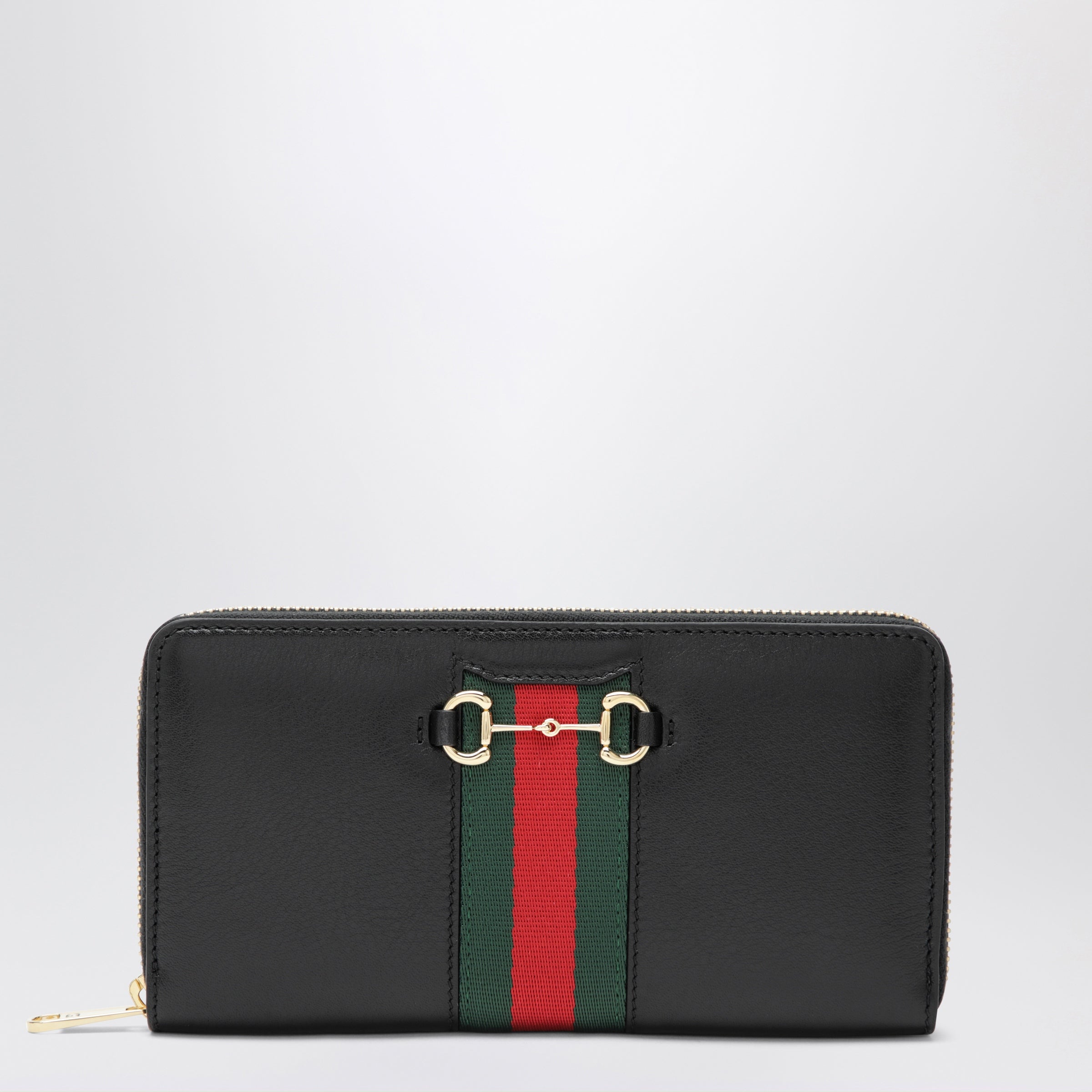Black Horsebit Web Wallet