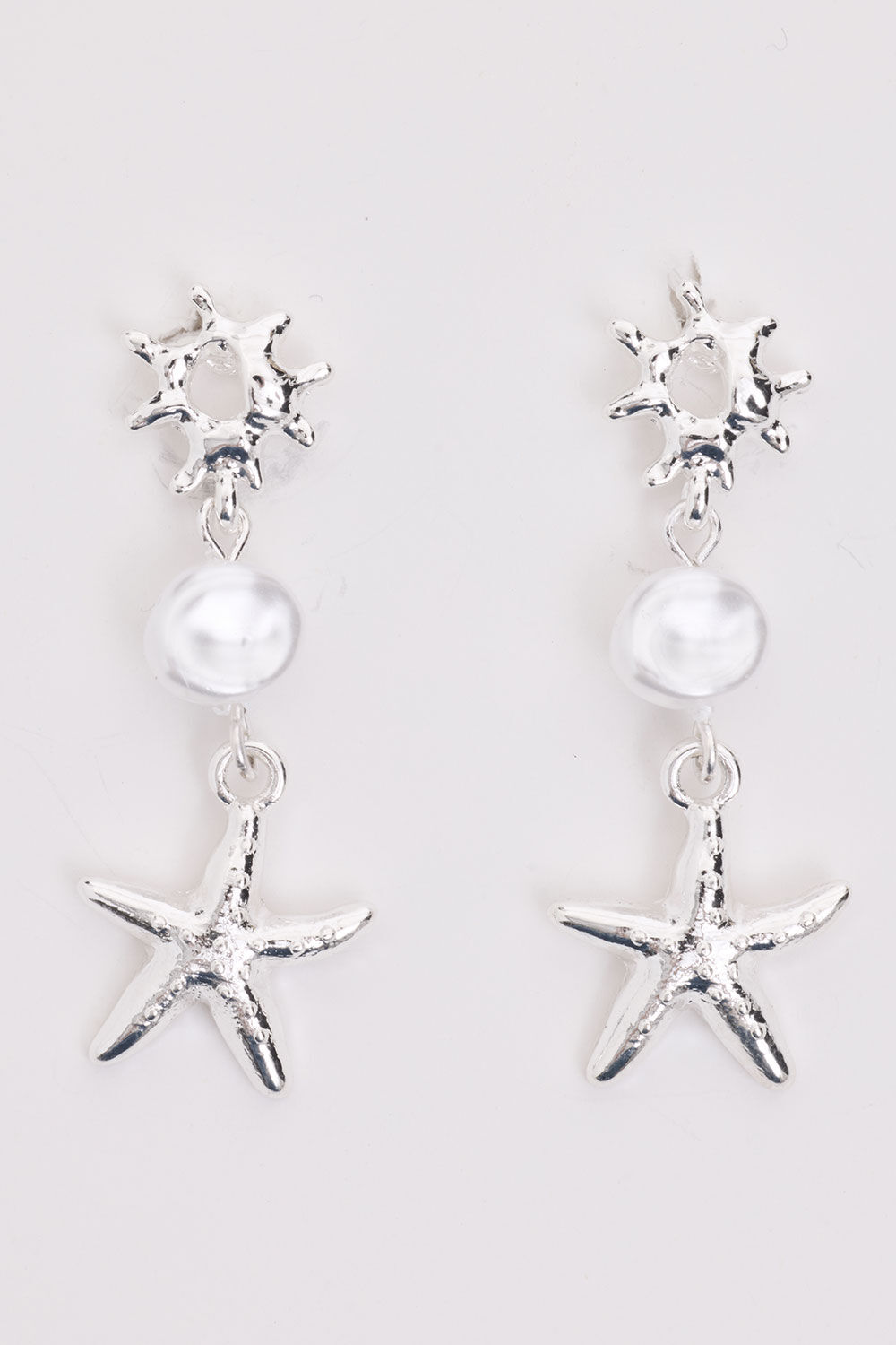 Bonmarche Pearl And Starfish Drop Earring