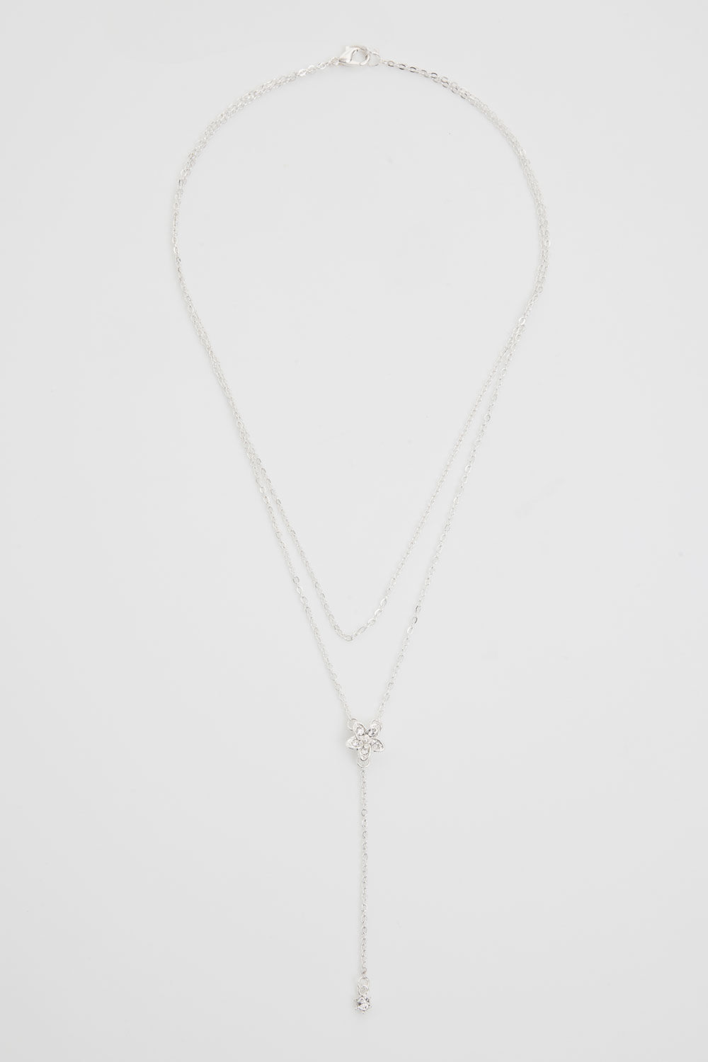 Bonmarche Double Layer Flower Necklace