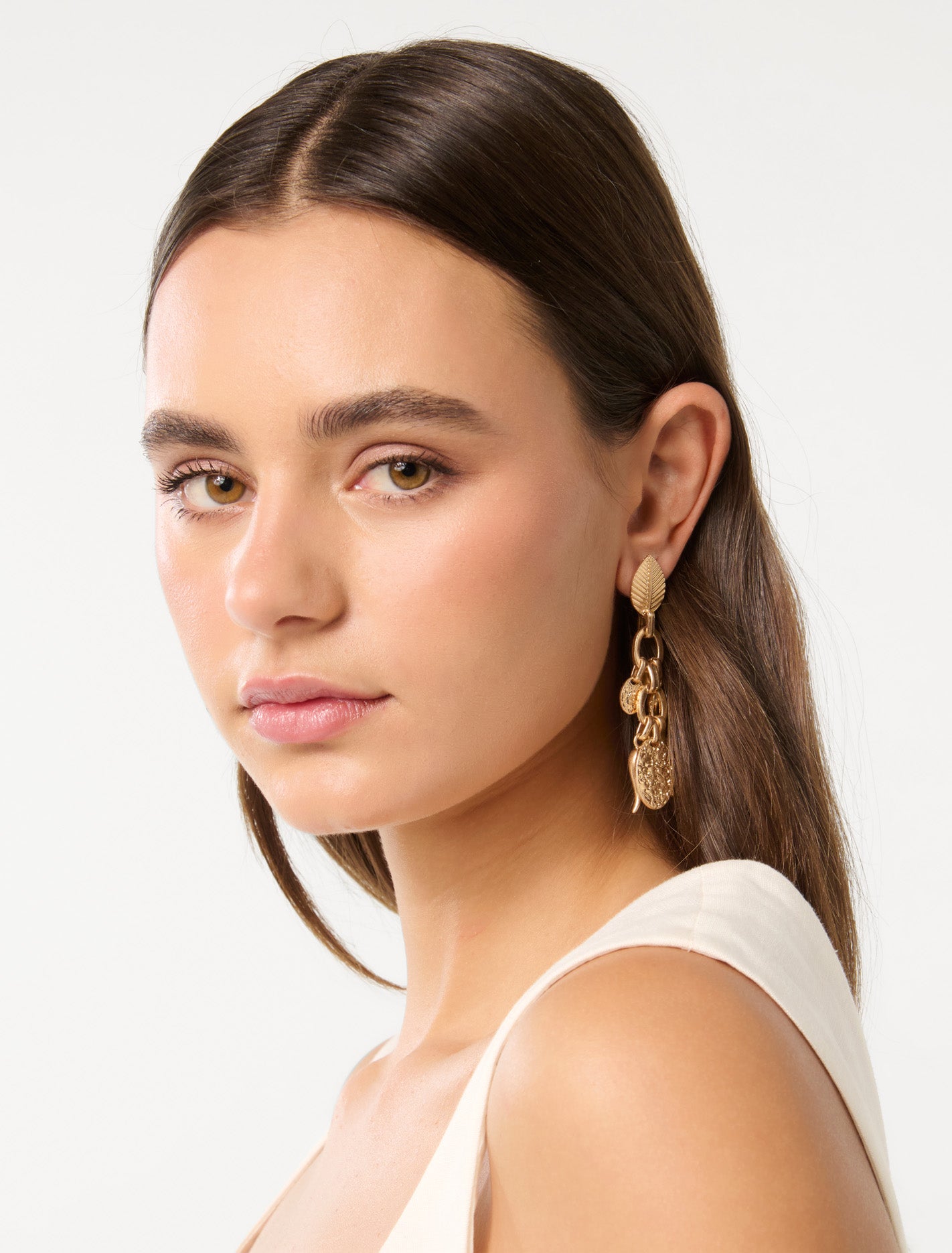 Forever New Women's Signature Bri Charmed Earring in Gold