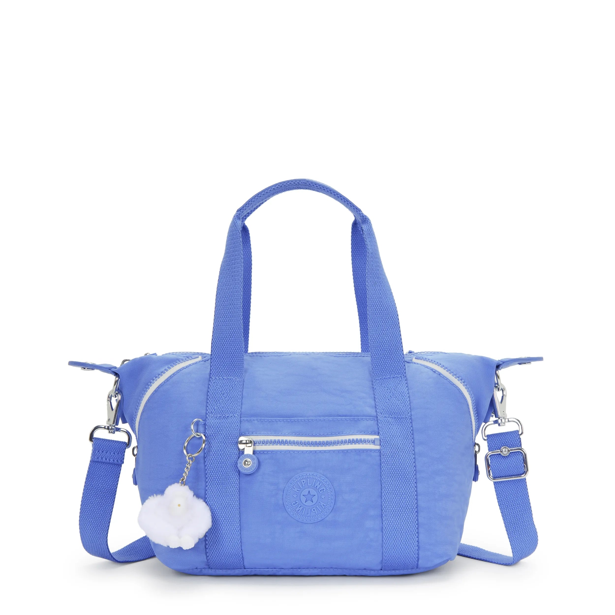 Kipling Mini Tote Bag With Detachable Shoulder Strap Blue % Recycled Polyamide, % Polyamide