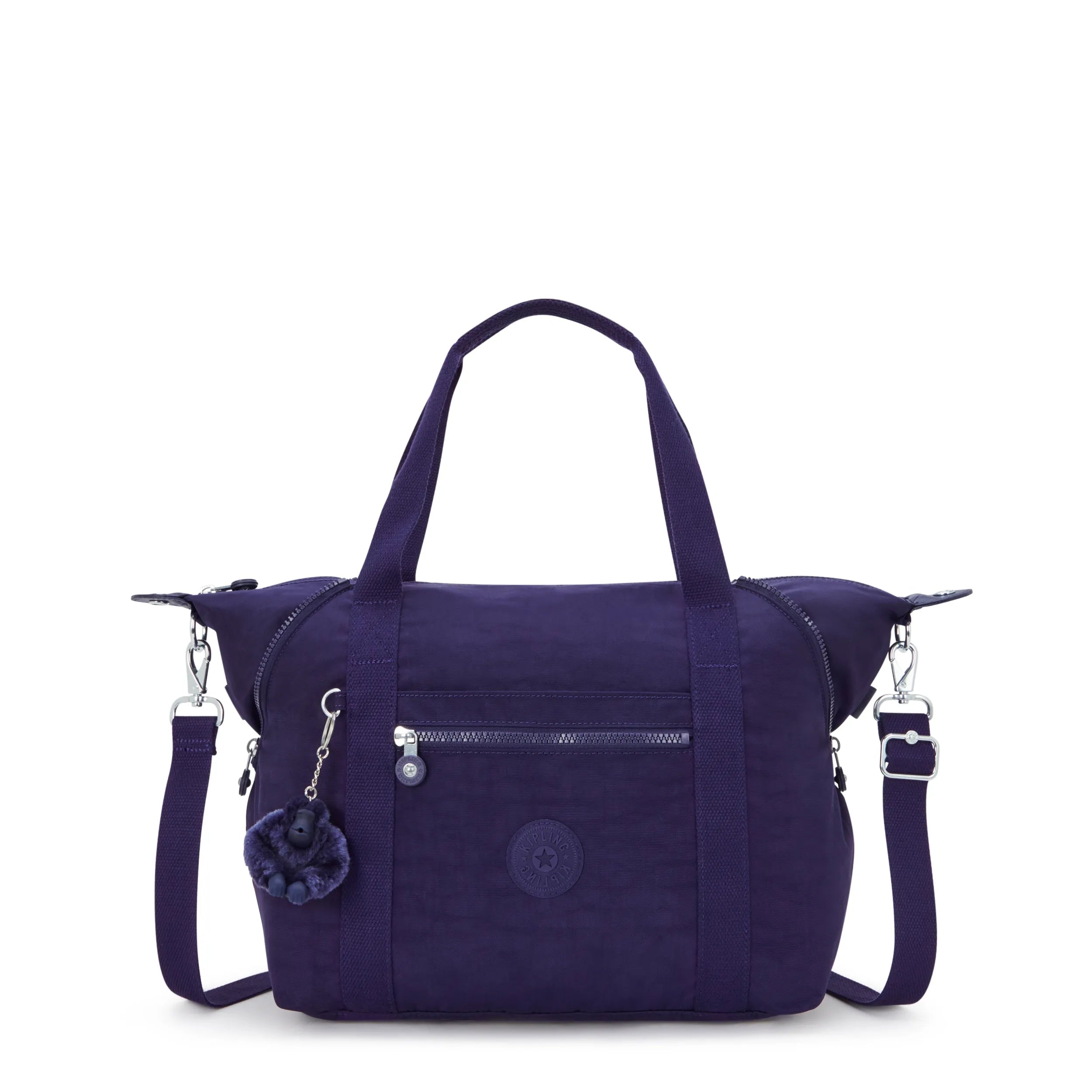 Kipling Handbag With Detachable Straps Moonlit Blue % Recycled Polyamide, % Polyamide
