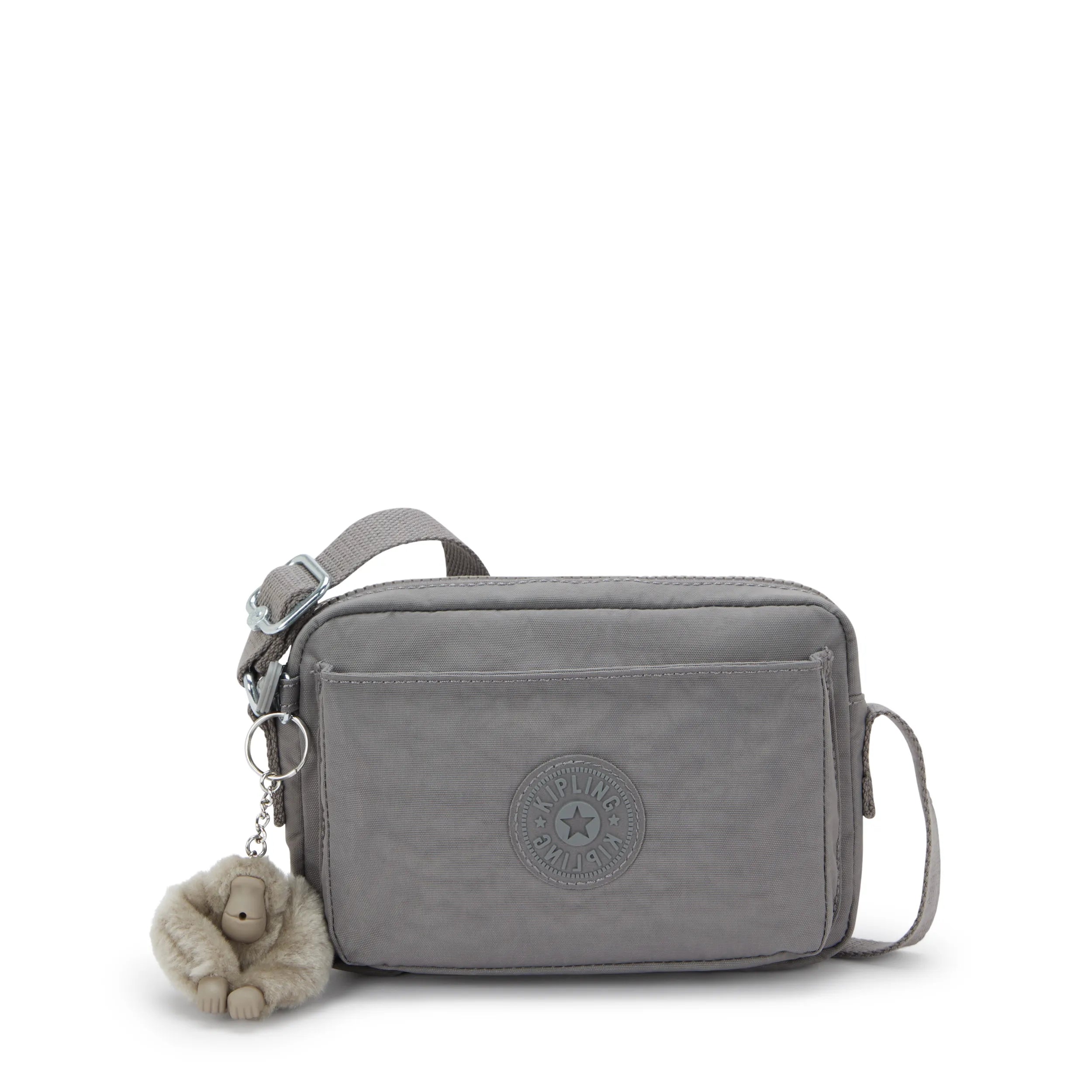 Kipling Mini Crossbody Bag With Adjustable Shoulder Strap Inviting Grey % Polyamide, % Recycled Polyamide