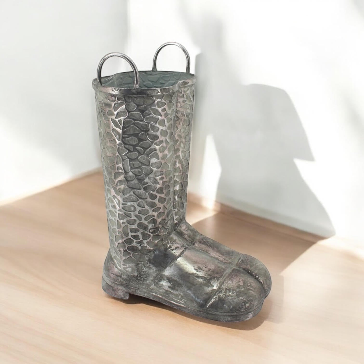 CM METAL WELLINGTON BOOT UMBRELLA STAND