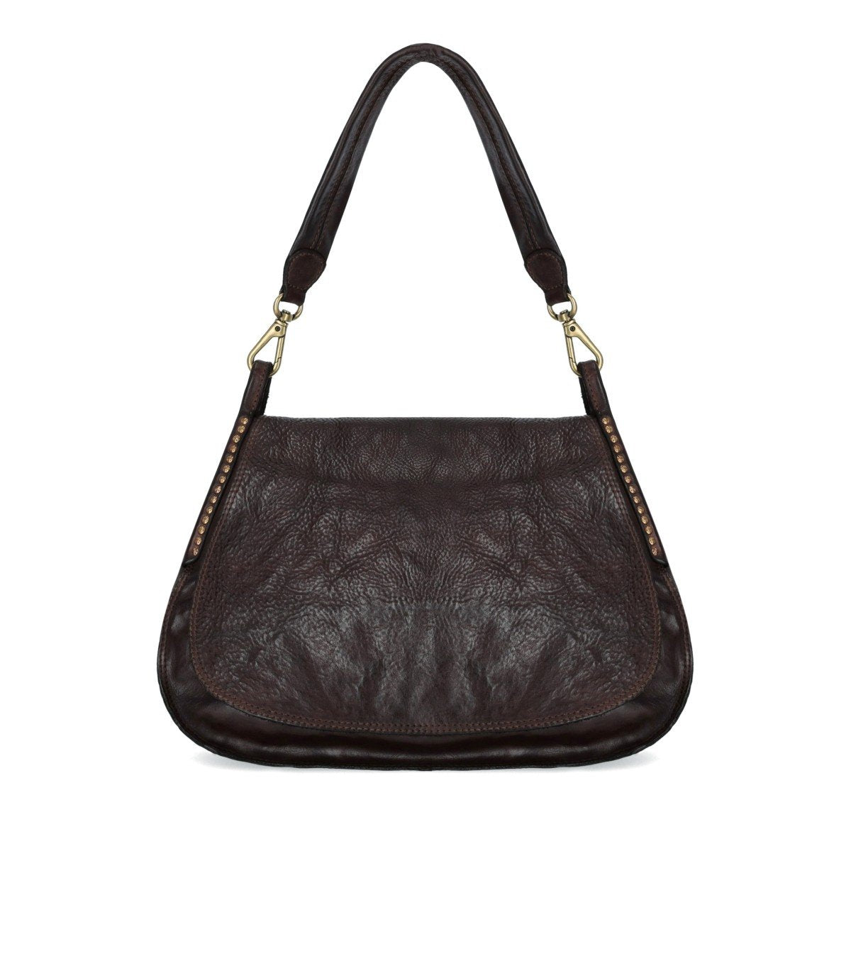 CAMPOMAGGI ENZA DARK BROWN SHOULDER BAG