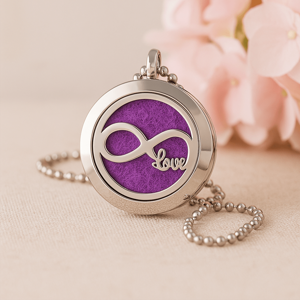 Essential Oil Diffuser Necklace Infinity Love mm