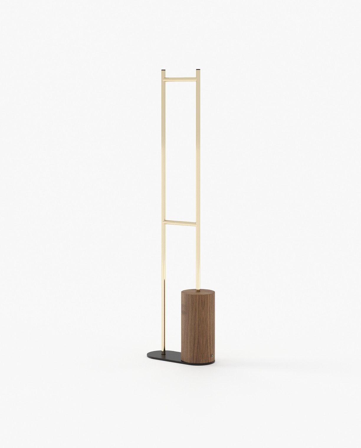 Laskasas BEN Coat & Umbrella Stand Walnut Veneer Matte