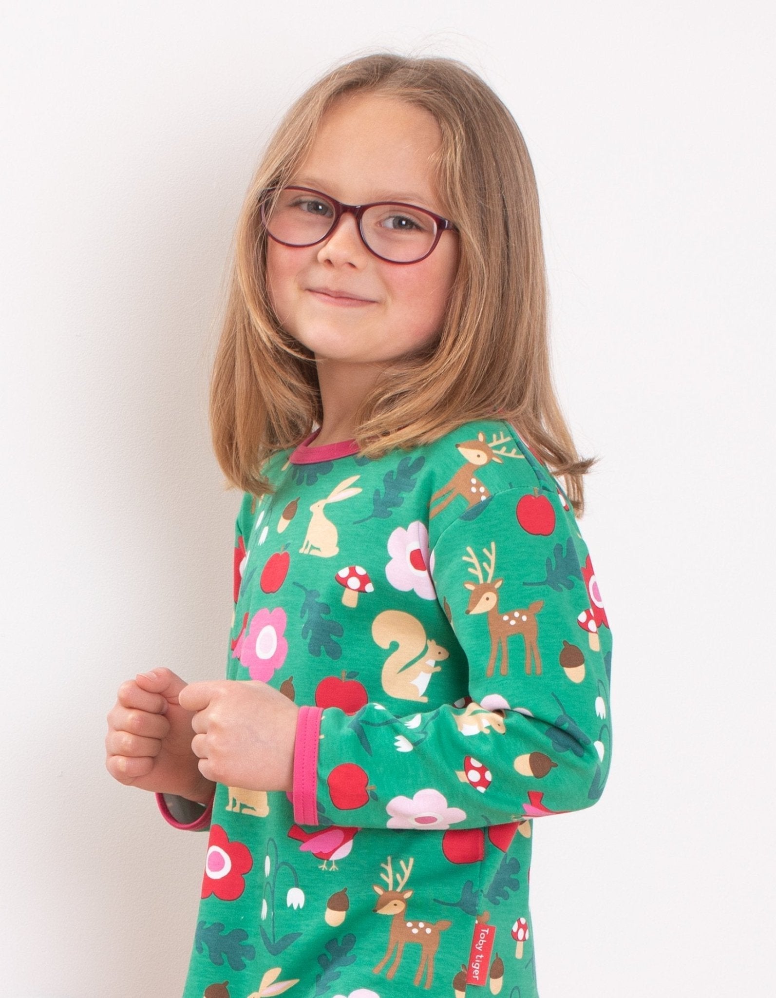 Organic Forest Adventure Print Long-Sleeved Shirt - -y