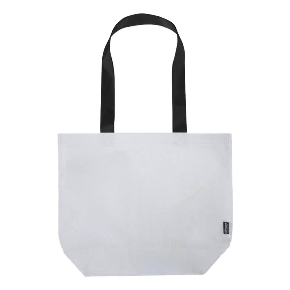 Floso Double Laminated L Tote Bag In White