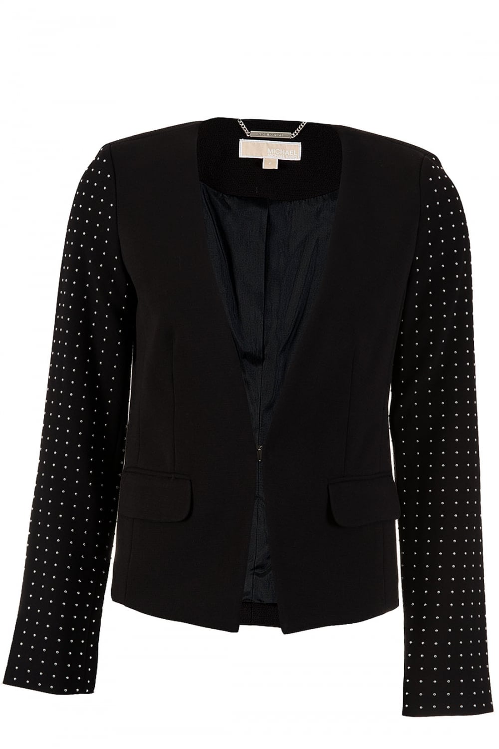 Michael Kors Black Studded Blazer Size: , colour: BLACK