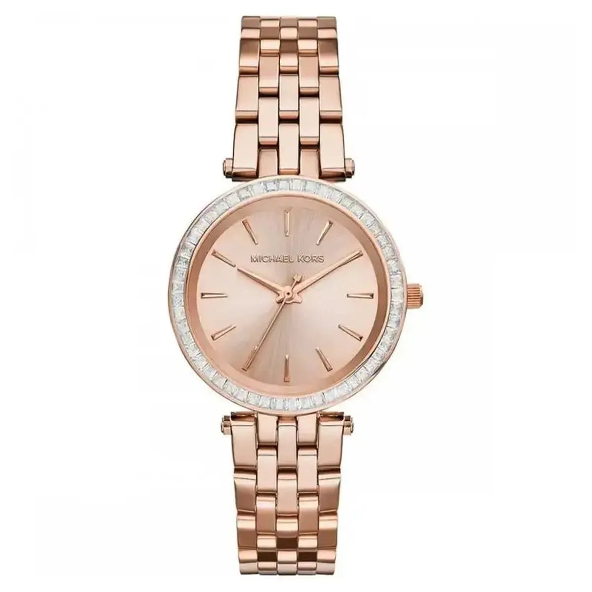 Michael Kors Darci Mini MK Women's Watch mm Rose Gold Dial Steel Bracelet