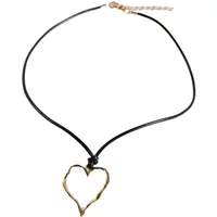 Heart Pendant Necklace Women Colours