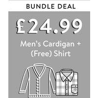 Custom Bundle Free Shirt with Cardigan