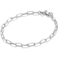 Paperclip Bracelet, Silver