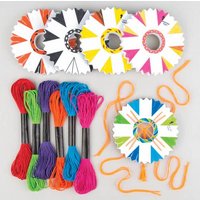 Friendship Bracelet Kits Pack of m Coloured Thread & Assorted Design Rings, Jewellery Making